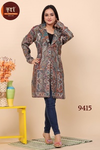 Abrigos de Lana Multicolor Premium para Mujer – Atuendo de Invierno a la Moda, Abrigos de Lana Cómodos para Mujer – Colección Elegante Multicolor para - Product Image 2