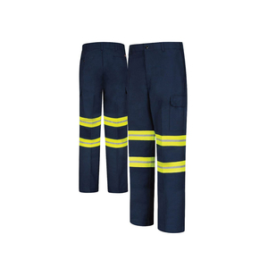 Factory Made <b>Cheap</b> Price Best Reflective Safety Work Pants Men High Visibility Polyester <b>Waterproof</b> Breathable Working Pant - Product Image 5