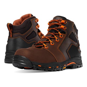 Todos los tipos de botas de trabajo industriales Timberland PRO para hombre, modelo Boondock, de 6 pulgadas, con punta de seguridad compuesta, impermeables. - Product Image 5