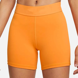 Shorts de sport pour femme, taille haute, couleur unie, en tricot élasthanne, respirant, taille élastique, sexy, pour le fitness, tendance, fabricant OEM - Product Image 5