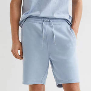 Pantalones Cortos de Felpa 100% Algodón para Hombre, de Alta Calidad, Transpirables, Cintura Elástica, Diseño Sólido, Estilo Casual, para Verano - Product Image 5