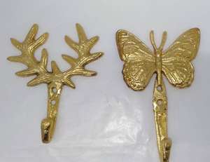 ที่แขวนผ้าพันคออะลูมิเนียมหล่อขึ้นรูปทรงผีเสื้อและเปลือกหอย ดีไซน์สวยงาม นิยมใช้กันอย่างแพร่หลาย สำหรับแขวนหมวกและเสื้อโค้ท รับสั่งซื้อจำนวนมาก - Product Image 3