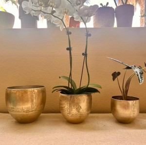Macetas Decorativas Rústicas de Cobre Redondas Antiguas, Ecológicas, para Jardín, de Exterior, de Estilo Rústico, con Tamaño Personalizado - Product Image 1