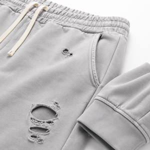 Pantalones Deportivos Anchos para Hombre, Estilo Jogger, Desgastados, Corte Holgado, Cintura Elástica, Ropa Casual Urbana - Product Image 6