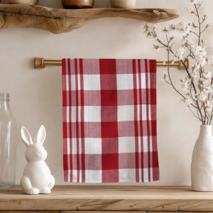 100% OEM Custom Sublimation Woven Quick-Dry Funny Golf Yarn Dyed Checkered Kitchen <b>Towels</b> From India - Product Image 6