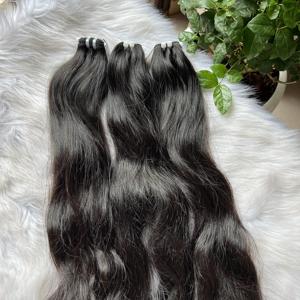 Paquetes ondulados naturales alineados con cutícula 100% sin procesar extensiones de cabello ondulado natural de 8-40 pulgadas sin desprendimiento - Product Image 1