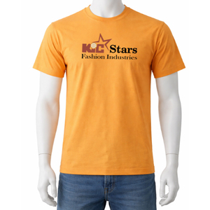 Camiseta de Manga Corta para Hombre, Cuello Redondo, 100% Algodón, Transpirable, de Verano, Casual, de Corte Regular, con Logotipo Impreso Frontal Personalizado de Alta Calidad - Product Image 1