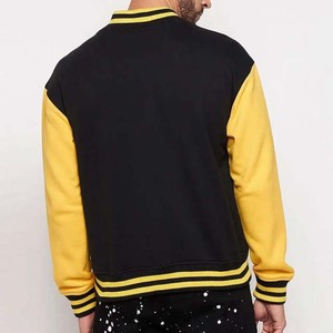 Chaqueta Varsity de Béisbol Universitaria de Invierno de Alta Calidad para Hombre, Cuello Alto, Diseño Personalizado en la Parte Delantera para Uso Diario - Product Image 3
