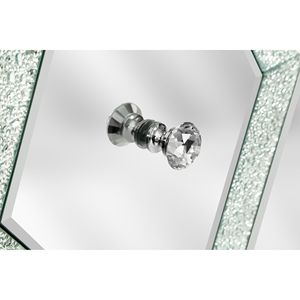 Mobiletto Componibile a Forma di Diamante con Specchio per Soggiorno, Sala da Pranzo, Ingresso e Cucina - Product Image 5