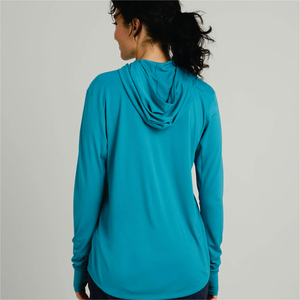 Camiseta Deportiva de Verano para Mujer, Casual, de Manga Corta, Color Sólido, Secado Rápido, Transpirable, Lisa, con Logotipo, 100% Algodón Orgánico, Verde - Product Image 3