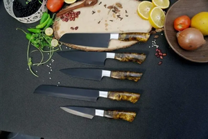 Kitchen <b>Knife</b> <b>Set</b> Stainless Steel Professional Chef <b>Knife</b> <b>Set</b> with <b>Sharp</b> Blade and Sheet Handle - Product Image 2