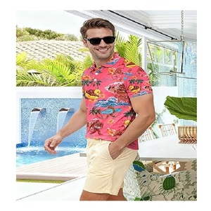 Polo de hombre de lujo de alta calidad con estampado a color, diseño personalizado a la moda, talla grande, cuello vuelto, informal y elegante. - Product Image 4