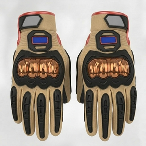 Guantes de Motocicleta con Protección Rígida en los Nudillos, Guantes de Motocicleta Transpirables de Malla para el Verano en EE. UU. |   Guantes Ligeros para Ciclismo - Product Image 2