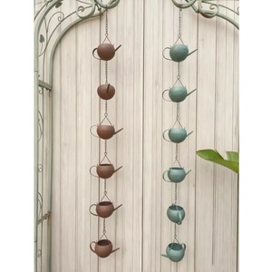 Exquisita cadena de lluvia de metal que convierte cada caída de agua en una cascada fascinante, fusionando arte, sonido y movimiento. - Product Image 6