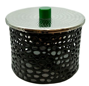 Plat de service rond en acier inoxydable argenté fait main, très vendu et de haute qualité pour hôtels et restaurants - Product Image 3