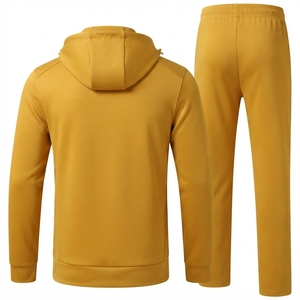 Ensemble de survêtement pour homme personnalisé, coupe ajustée, sweat à capuche et pantalon imprimés, vêtements de sport légers et décontractés - Product Image 5