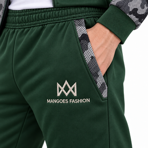 Ensemble de survêtement deux pièces respirant en polaire personnalisé, veste de sport décontractée en polyester/coton écologique et pantalon de jogging 3D pour l'été - Product Image 5