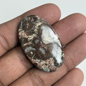 พลอยแจสเปอร์ลายเสือดาวธรรมชาติทรงรีขัดเงา คุณภาพสูง สำหรับทำเครื่องประดับ จำหน่ายจำนวนมาก - Product Image 3