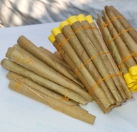 Rouleaux de feuilles d'ébène aromatisés menthe myrtille banane crème russe cônes de feuilles de palmier en ébène non filtrés approvisionnement d'usine en vrac meilleurs prix