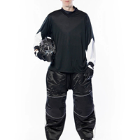 Uniforme de Gardien de Floorball Personnalisable Imprimé, Sangle Avant Ajustable, Absorption des Chocs, Maille Respirante 100%