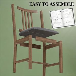 Ensemble de 4 chaises grises pour salle à manger et salon, pour une utilisation en cuisine, meubles de jardin - Product Image 2
