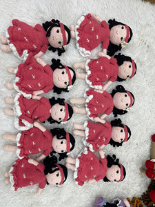 Jouets mignons pour bébés filles, poupée Anne Shirley, meilleures ventes, poupée amigurumi, amigurumi au crochet et poupée en peluche - Product Image 4