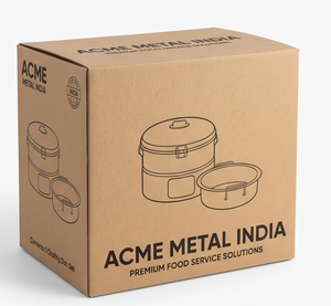 หม้อตุ๋นทรงกลม ACME METAL Royal Gold ลายตอกแบบด้านในสแตนเลสสตีล พร้อมฝาปิด เก็บความร้อนได้ดี สำหรับใช้ในครัว - Product Image 6