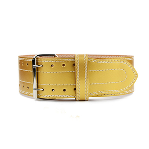 Cinturón de Cuero Vacuno Brillante de 10mm/13mm con Color Personalizado, Antideslizante, para Gimnasio, Soporte para Mujeres, Cinturón de Levantamiento de Pesas con Brillo - Product Image 4