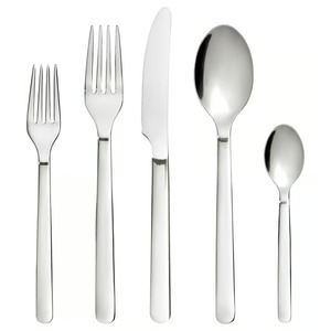 Juego de Cubiertos de Acero Inoxidable Contemporáneo, Vajilla Premium, Cuchara, Tenedor, Cuchillo, Acabado Espejo, Ecológico, de Lujo - Product Image 6