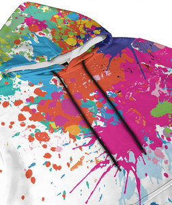Sudadera con Capucha Moderna Tie-Dye para Hombre, con Logotipo Personalizado, Sudadera de Forro Polar Premium, Transpirable, para Invierno, Modelo 2026 - Product Image 5