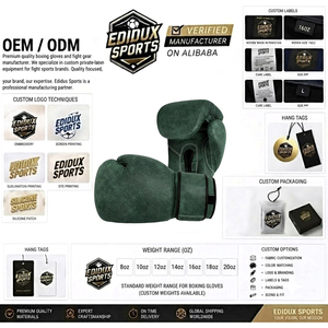 Gants de boxe en cuir personnalisables, confortables et respirants, service OEM, gants de boxe les plus vendus - Product Image 4