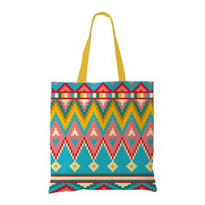 Bolsa de lona impresa con diseño artístico, asas para el hombro, para compras, viajes, uso diario y como regalo, estilo femenino - Product Image 2