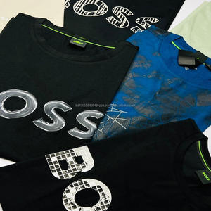 Camisetas de Algodón de Marca Auténtica de Fábrica, Descuento por Volumen, Surtidas, al por Mayor, Cuello Redondo, Manga Corta, en Fardos - Product Image 1