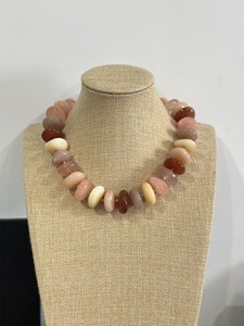 Colorful Geometric Resin Beaded Necklace Unisex Fashion Handmade <b>Gift</b> - Product Image 5