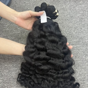 ผมต่อคุณภาพสูงแบบ Double Weft Remy ผมเวียดนาม สีดำ ความยาว 8-32 นิ้ว ผมตรง 100% Virgin - Product Image 4