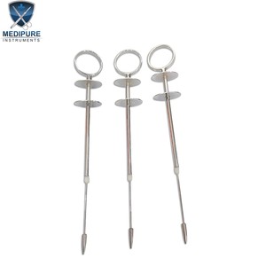 Extractor de Tumor Mamario Premium de Acero Inoxidable, Instrumento Quirúrgico Veterinario para Tratamiento de Pezones en Ganado, Instrumentos Veterinarios - Product Image 1