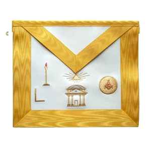 Delantal Masónico Personalizado de Alta Calidad en Piel de Cordero, Fabricante y Proveedor OEM - Product Image 5