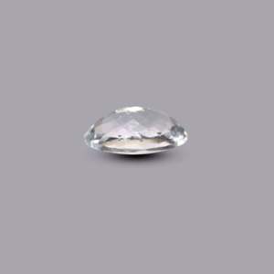 Natural Sky Blue Aquamarine 4.7 Carat Oval Faceted Loose Gemstone for Fine Jewelry - Product Image 3