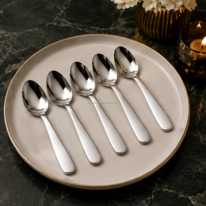 5 <b>Star</b> Hotel Stainless Steel Dinner Spoon <b>Mirror</b> Finish Germany Bulk Export Supplier - Product Image 6