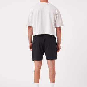 เสื้อยืดแขนสั้นทรงหลวมผ้าแคนวาสระบายอากาศได้ดี 100% ผ้าฝ้าย สำหรับผู้ชาย พร้อมบริการพิมพ์ลายตามสั่งแบบ OEM - Product Image 2