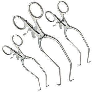 Retractor de Huesos de Acero Inoxidable Weitlaner de 2 Garras, Autoajustable, para Cirugía Ortopédica Veterinaria Manual, Certificado CE DI-CVSI154 Clase - Product Image 3