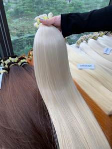 Extensiones de Cabello Virgen Vietnamita de Hanoi, 100 Gramos, Liso Natural, Puntas Completas, Doble Trama, Color Piano, ¡Gran Venta! - Product Image 5