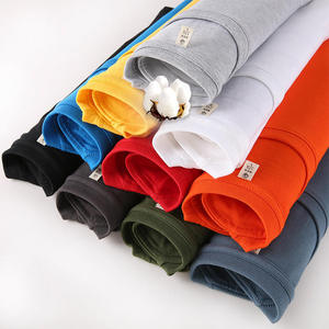 T-shirt personnalisé unisexe en flanelle, velours côtelé, mousseline, coton épais, coupe classique, 180-280 GSM, avec impression de logo, votre propre marque - Product Image 3