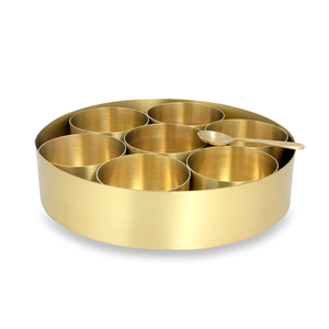 Boîte à épices 100% laiton pur, fabrication artisanale de haute qualité, prix le plus bas, outils de cuisine. - Product Image 4