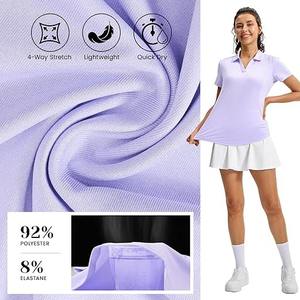 <b>Ladies</b> Classic <b>Polo</b> <b>Shirts</b> Soft Touch Cotton Blend Stretchy Comfortable Fit Custom Logo Staff Workwear Hotel Factory Direct - Product Image 4