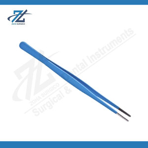 Pinces chirurgicales standard 21 cm en acier inoxydable à mâchoires droites dentelées, réutilisables, fabriquées au Pakistan - Product Image 4