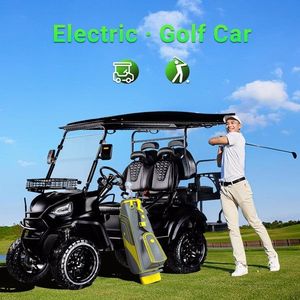 5000W AC Motor Golf Cart 18 Inch Off-Road Tires Independent Suspension 48V 5000W AC Motor Electric Golf Cart Golf Golf Trolleys - Product Image 6