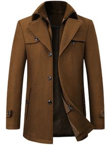 Custom Latest Design High Quality <b>Men</b> <b>Long</b> Trench Overcoat Winter <b>Coat</b> Custom Made Latest Fashion Man <b>Long</b> <b>Coat</b> - Product Image 6
