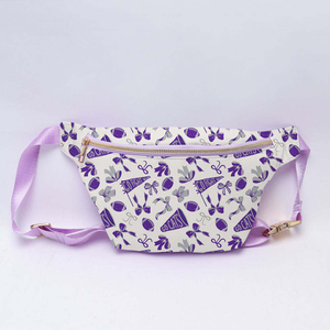 Riñonera de Nailon Impermeable con Estampado de Moda Personalizado, Riñonera Unisex con Cierre, Forma de Almohada, para Camping y Viajes - Product Image 1