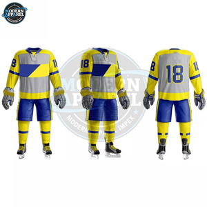 Uniforme de hockey au design unique, grande taille, uniforme de hockey sur glace personnalisé pour hommes, nouveaux uniformes de hockey sur glace de haute qualité en gros - Product Image 5